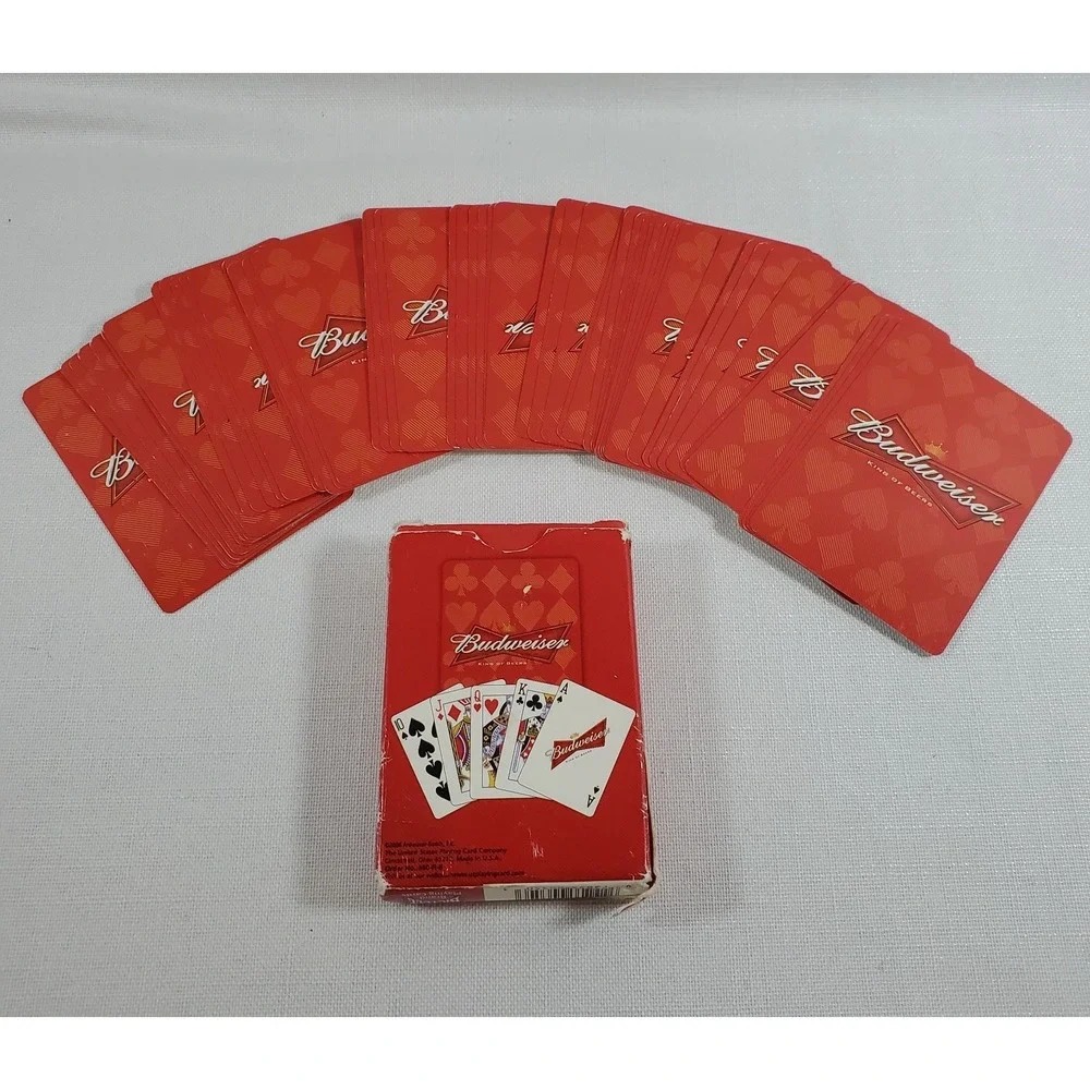 Vintage Budweiser Playing Cards - 2006 - Complete W/52 Cards + 2 Jokers